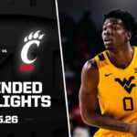 West Virginia vs. Cincinnati Extended Highlights | 2025-26 Big 12 Men's Basketball