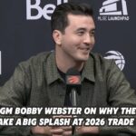 Bobby Webster press conference: Why Raptors didn't make big trade + RJ Barrett's future