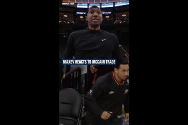 Tyrese Maxey reacts to the Sixers trading Jared McCain to the Thunder