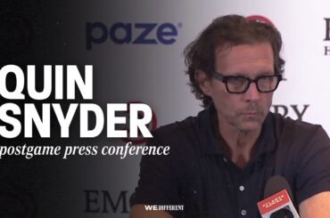Hawks vs. Jazz Postgame Press Conference: Quin Snyder