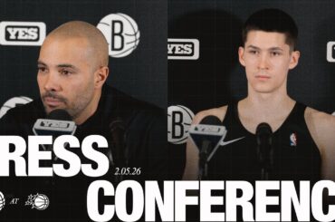 Jordi Fernàndez and Egor Dëmin Postgame Press Conferences vs Orlando