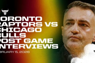 Toronto Raptors Full Media Availability | Post Game vs. Bulls | February 05, 2026