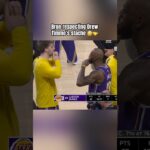 LeBron’s handshake with Drew Timme 🤣