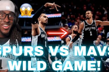 WEMBY VS COOP THRILLER.. Spurs Vs Mavs Highlights Reaction