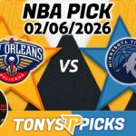 New Orleans Pelicans vs Minnesota Timberwolves Pick 2/6/26 NBA Pick Prediction
