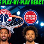 Washington Wizards vs Detroit Pistons NBA Play-By-Play Reaction 2/5/26 LIVE