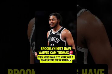 Cam Thomas is now a FREE AGENT🚨