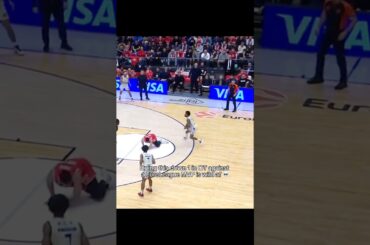 This guy is a problem 😈 #jeanmontero #euroleague #basketball #shorts #crossover #viral