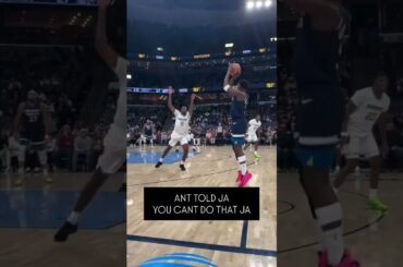 Anthony Edwards Taunts Ja Morant 🗣️