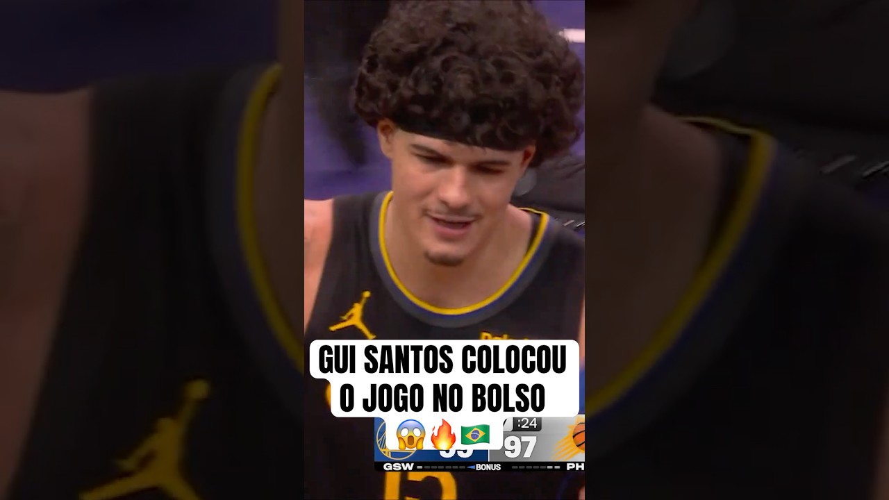 GUI SANTOS COLOCOU O JOGO NO BOLSO 🇧🇷🔥