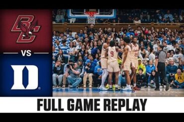 Duke vs. Boston College Full Game Replay | 2025-26 ACC Men's Basketball