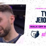 Ty Jerome Walk off Interview | Grizzlies vs. Kings