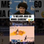 "O MELHOR JOGO DA MINHA CARREIRA" 🥹🇧🇷 #nba