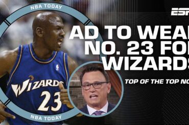 TOP OF THE TOP Michael Jordan Wizards moments (2002) inspired by AD's No. 23 jersey | NBA Today