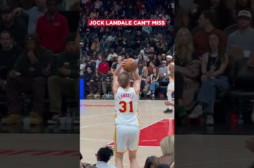 17 Points and 4 threes in the first half 🔥🔥🔥🔥 #nba #hawks #jocklandale