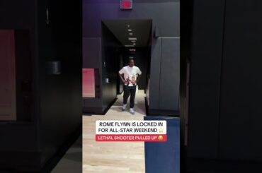 One week out from the Ruffles Celeb Game at NBA All-Star, 2025 MVP Rome Flynn locked in on going b2b