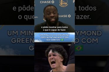 GREEN ELOGIANDO MUITO O GUI 👀🇧🇷 #nba
