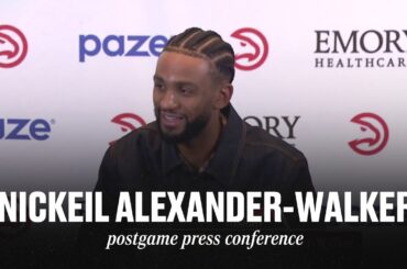 Hawks vs. Jazz Postgame Press Conference: Nickeil Alexander-Walker
