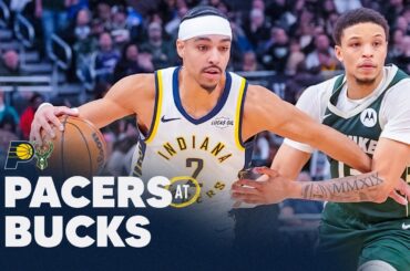 Andrew Nembhard Scores Career-High 18 PTS in Q4, Pacers Battle Bucks to Wire | Full Game Highlights