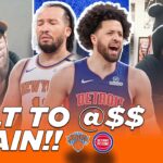 Pistons-Knicks Reaction: Detroit ABSOLUTELY DEMOLISHES NY AGAIN!! | The Dime With Josh and Kwab