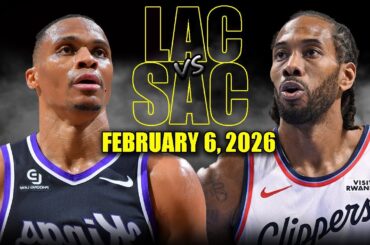 Los Angeles Clippers vs Sacramento Kings Full Game Highlights – February 6, 2026 | NBA Season