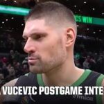 Nikola Vucevic recaps winning his Celtics debut | NBA on ESPN