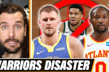 Warriors DISASTER missing Giannis + Kuminga traded for PENNIES on dollar to get Porzingis from Hawks