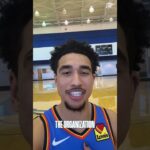 Jared McCain is live from the 405 👋  #okcthunder