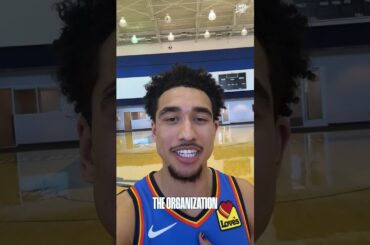 Jared McCain is live from the 405 👋  #okcthunder