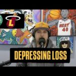 Miami Heat Lose To Boston Again, Blowing 21 Point Halftime Lead | Davion Mitchell Chance To Win It