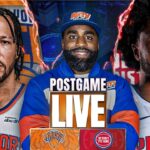 Knicks vs Pistons | Post Game Show | Live Calls & Reactions | EP 692