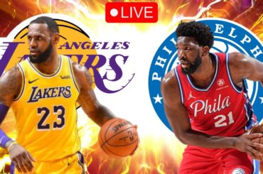 🏀 NBA 🏀 Los Angeles Lakers vs Philadelphia 76ers LIVE Play by Play & Reaction