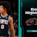 Memphis Grizzlies Highlights vs. Portland Trail Blazers