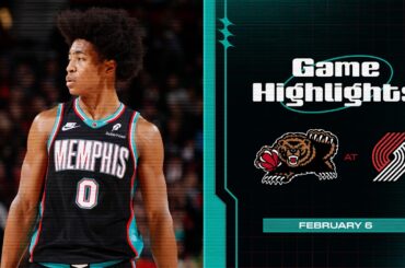 Memphis Grizzlies Highlights vs. Portland Trail Blazers
