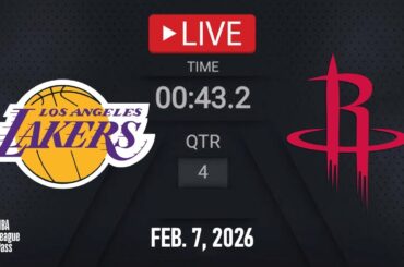 NBA LIVE! Los Angeles Lakers vs Houston Rockets | Feb. 7, 2026 | Rockets vs Lakers NBA LIVE 2K26