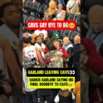 Cavs players with Garland after the game🥺