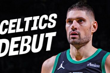 Nikola Vucevic Makes His CELTICS DEBUT ☘️