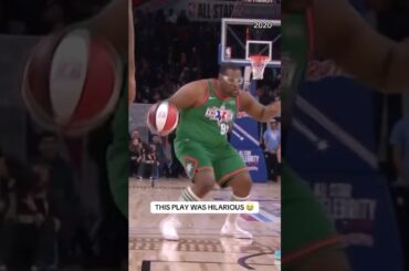 Q-Rich wasn’t having it from Spice Adams 😂🚫 See the RUFFLES Celebrity Game 2/13 at Kia Forum! 🌟