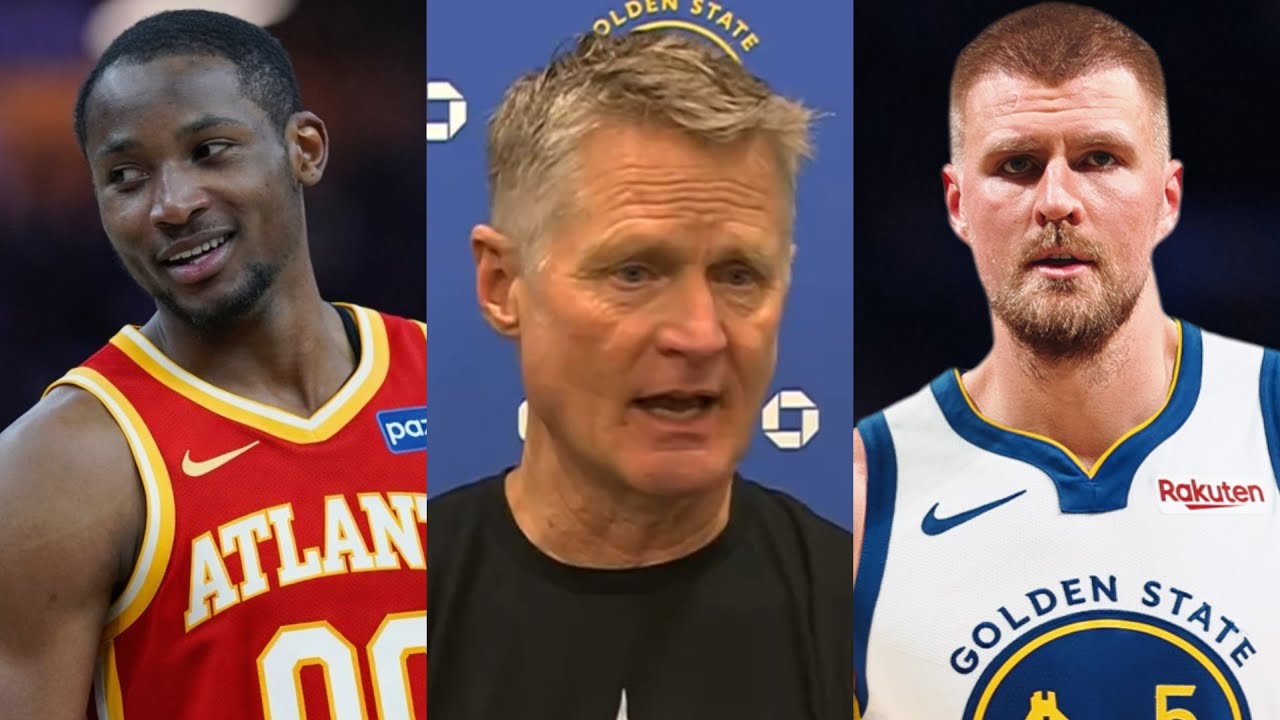 Steve Kerr reacts to Jonathan Kuminga & Buddy Hield trade for Kristaps Porzingis