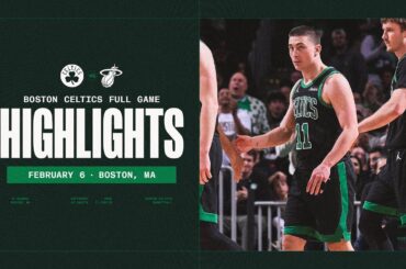 Boston Celtics get the comeback win over the Miami Heat 98-96 | Extended Highlights