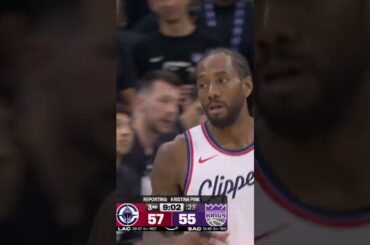 Kawhi cooking 31 PTS vs. Kings 🔥