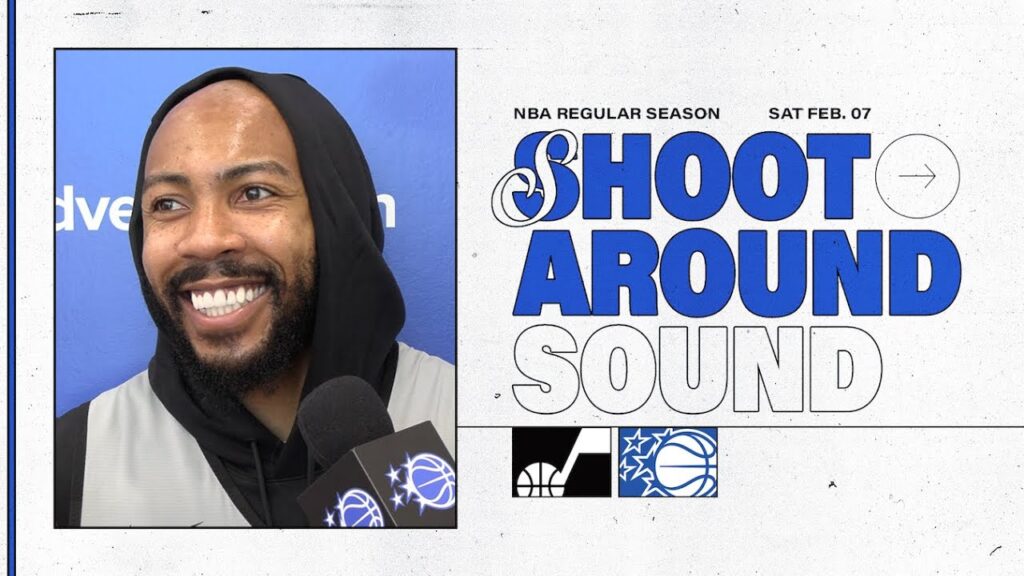 SHOOTAROUND SOUND: UTAH JAZZ VS. ORLANDO MAGIC | COACH MOSE & JEVON CARTER