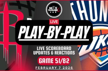 🔴LIVE - Houston Rockets vs Oklahoma City Thunder - Play-By-Play & Reactions (2/7/26)