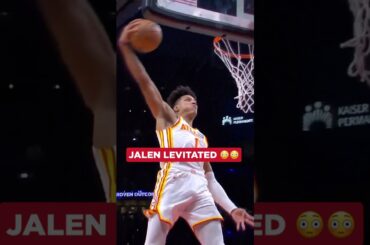 The seas parted for 1! #jalenjohnson #hawks #nba