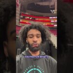 coby white checkin' in ✔️ #hornets #cobywhite #basketball