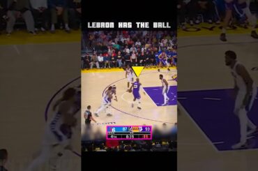 LeBron Can’t Dribble, Then Turns It Over 🥴 76ers vs Lakers #nba #shorts