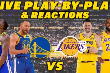 Golden State Warriors vs Los Angeles Lakers | Live Play-By-Play & Reactions