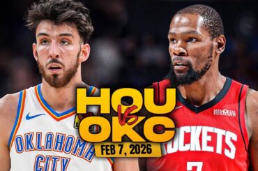 Houston Rockets vs Oklahoma City Thunder Full Game Highlights | Feb 7, 2026 | FreeDawkins