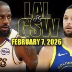 Los Angeles Lakers vs Golden State Warriors Full Game Highlights – February 7, 2026 | NBA Season