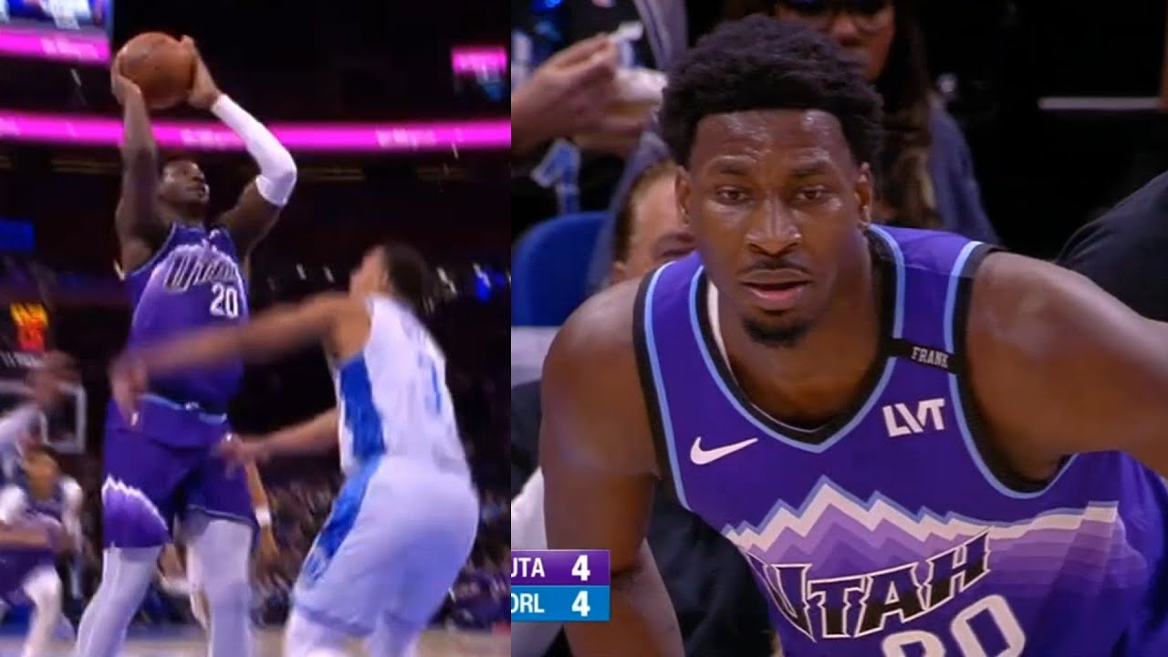 Jaren Jackson Jr scores first 2 buckets in Jazz debut over former Griz Desmond Bane 😂